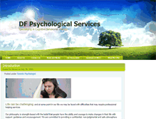 Tablet Screenshot of dfpsychologicalservices.com